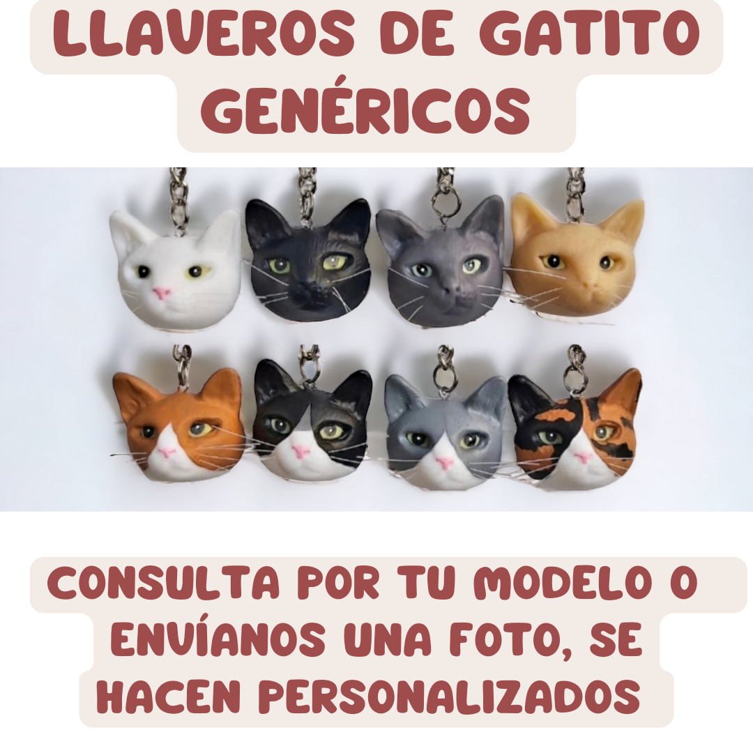LLAVEROS GATOS